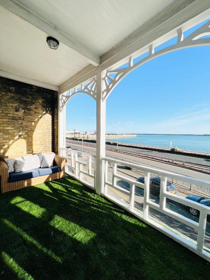 Flat 4 Marine Parade House, 1 East Cliff- Next To Dover Port, White Cliffs, Beach, Castle Exterior foto