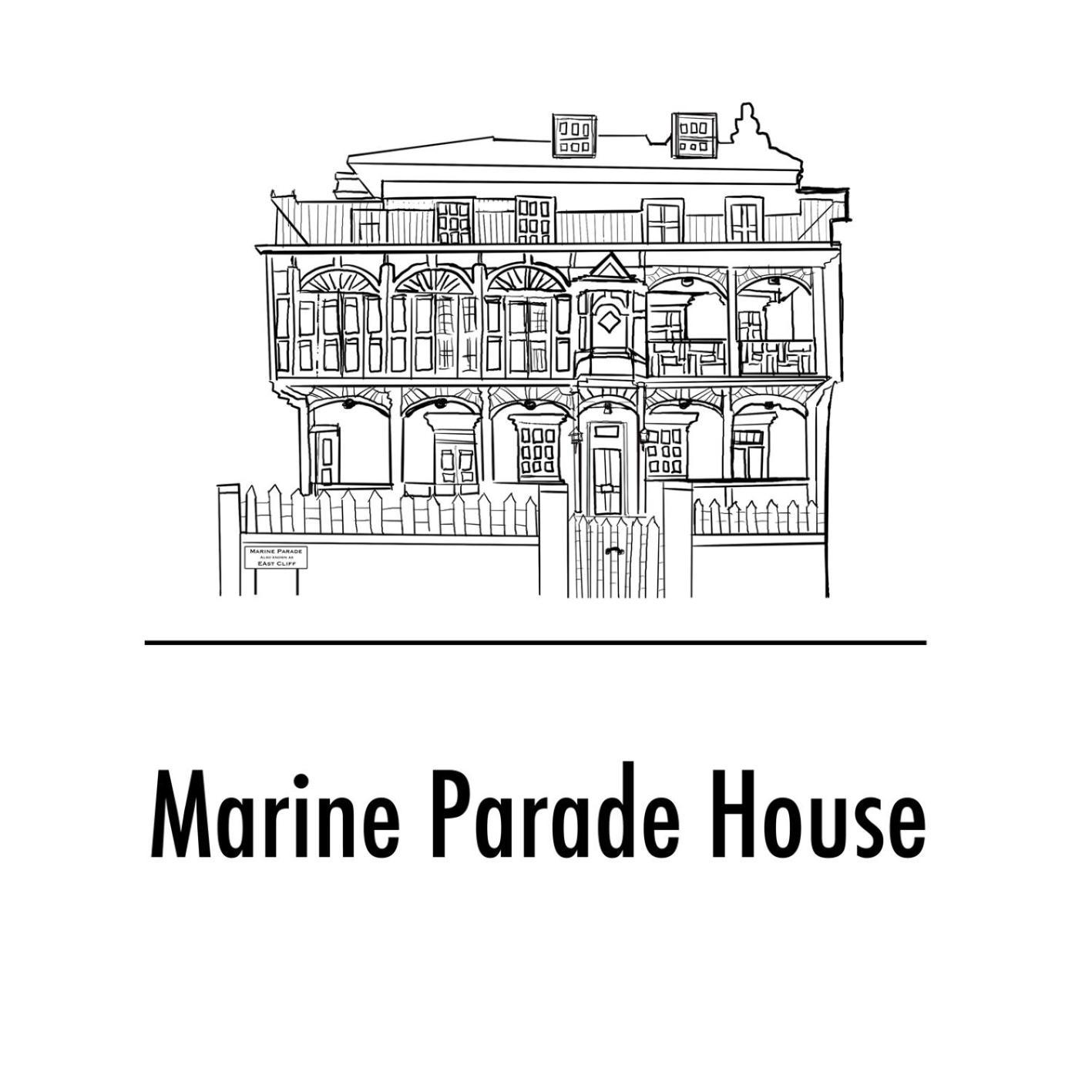 Flat 4 Marine Parade House, 1 East Cliff- Next To Dover Port, White Cliffs, Beach, Castle Exterior foto